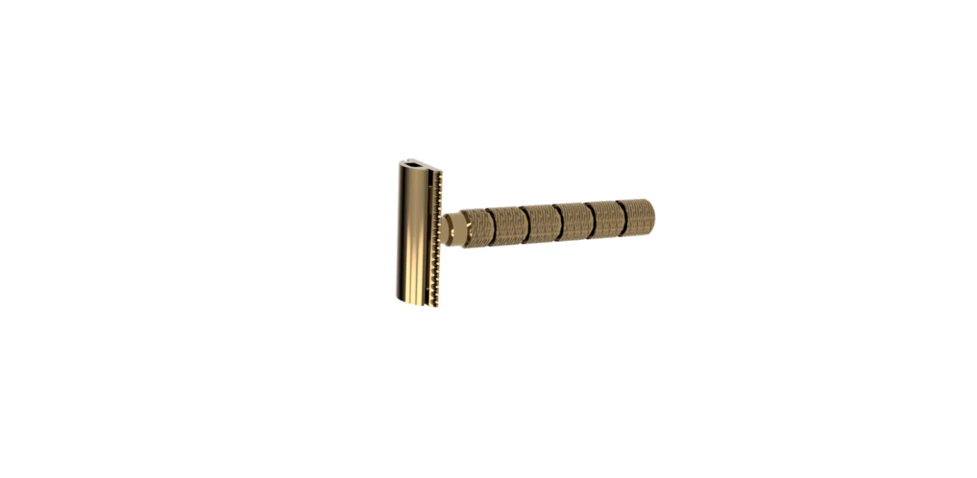 Outlaw Evolution Bronze Safety Razor With Stand